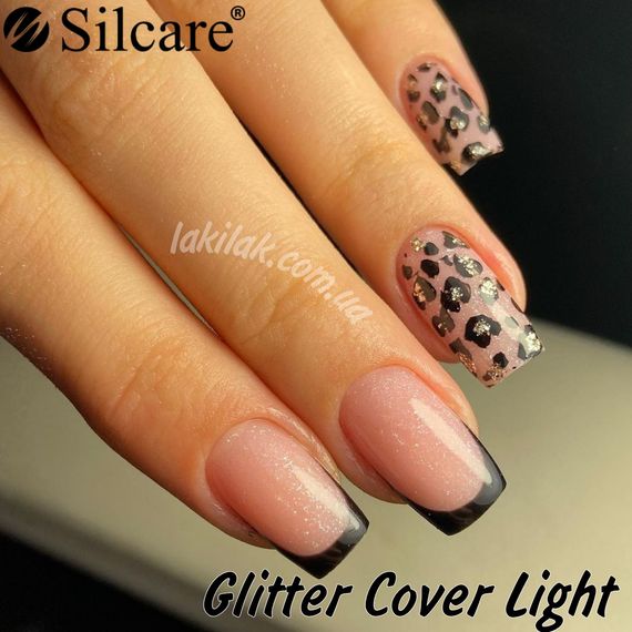Гель для наращивания ногтей Польша Glitter Cover Light 50мл | Зображення 1