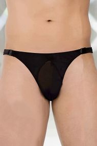 Мужские трусы-стринги Softline Thongs 4502 Черные M/L