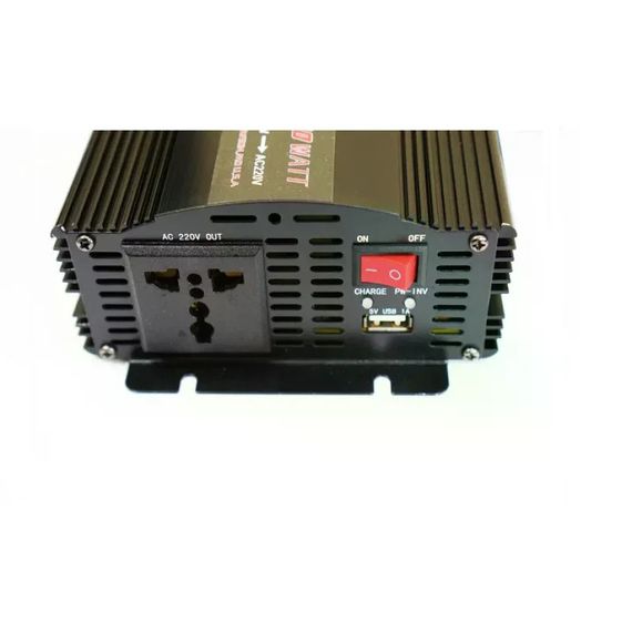 Инвертор 5 CORE 1300W 12V UPS+CHARGE • Преобразователь напряжения 5 CORE 1300W 12V-220V с зарядкой аккумулятора и защитой | Зображення 4