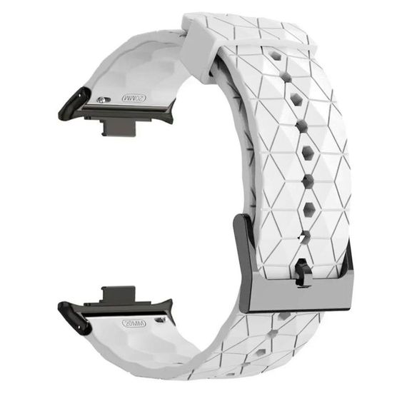 Ремінець Primolux Dimond силіконовий для годинника Xiaomi Redmi Watch 4 / Xiaomi Smart Band 8 Pro - White | Зображення 1