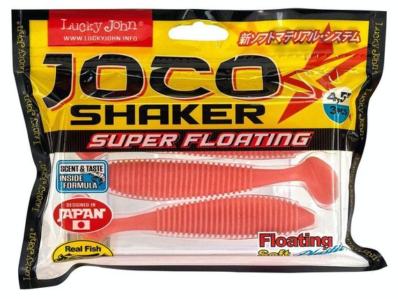Виброхвост 4,5" LJ Лаки Джон Joco Shaker Super Floating 303-F05 | Зображення 1