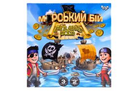 Настільна гра G-MB-03U "Морський бій. Pirates Gold" DANKO