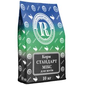 Ройчер Стандарт Мікс(кольоровий). Мікс  курка, яловичина, риба, куряча печінка гідролізована. 10кг.