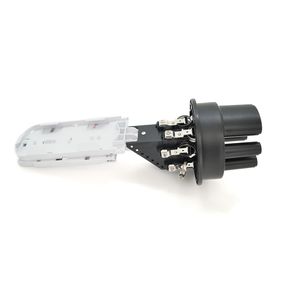 Муфта оптическая Merlion ML-OP-F108H-24C, герметичная, 3 ввода, до 2-х кассет