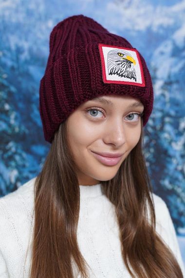Шапка «Eagle» (6033-3) бордовый