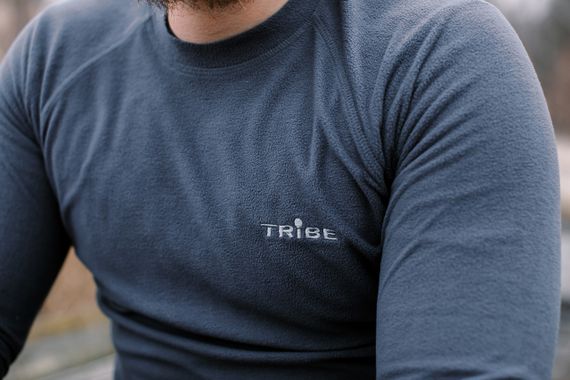 Термобілизна чоловіча Tribe Microfleece сірий M, тепла флісова термобілизна трайб для риболовлі полювання туризму кемпінгу ЗСУ | Зображення 2