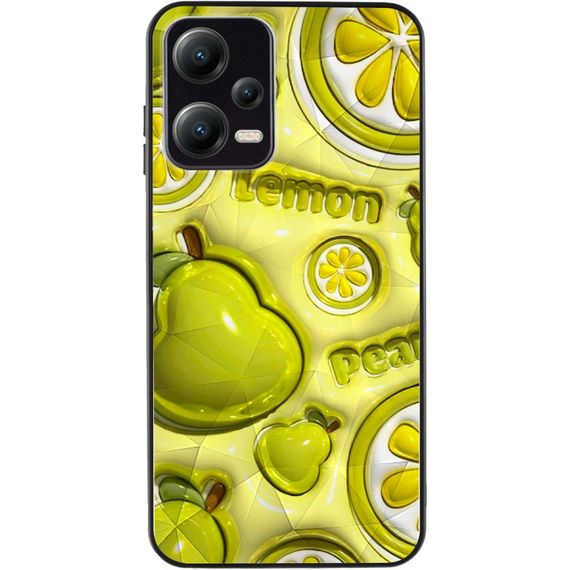 TPU+PC чохол Prisma Fluffie для Xiaomi Poco X5 5G / Note 12 5G Lemon | Зображення 1