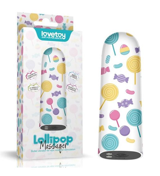 Вібростимулятор Rechargeable Lollipop Massager Sex Aura