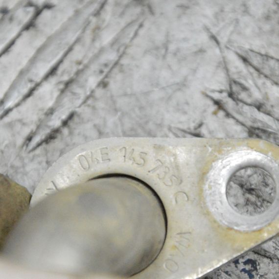 Трубка турбіни Volkswagen Golf VII 1.4 TSI 2012-2020 Зливна трубка турбіни Фольксваген Гольф 04E145735C | Зображення 1