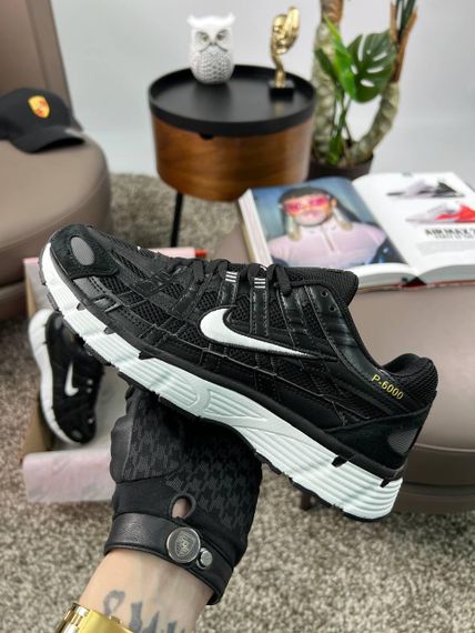 Чоловічі кросівки P-6000 S Reflective Black White весна / літо / осінь A3828 | Зображення 6