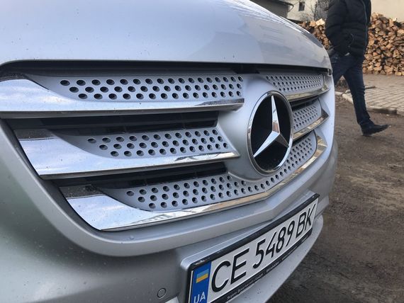 Накладки на решетку 2014-2020 (5 шт, нерж) Carmos - Турецкая сталь для Mercedes Vito / V W447 | Зображення 6