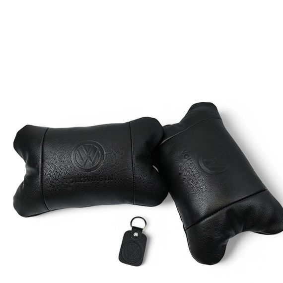 Авто подушка під шию Volkswagen, Подушка для сидіння для автомобільного крісла дорожня шиї QS-73 | Зображення 3