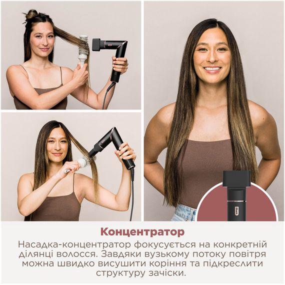 Стайлер для волос Shark FlexStyle 5-in-1 Hair Styler & Dryer Stone HD446EU 1650 Вт черный | Зображення 3