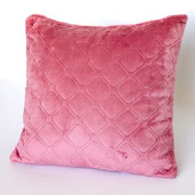 Подушка декоративна ТЕП Velure Mesa rose 3-00437_22395 40х40 см рожева