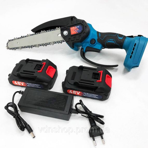 Зручна акумуляторна пила для ремонту Domotec 8"(20см) 48 В, Пилки для обрізки гілок купити недорого AV-83 | Зображення 4