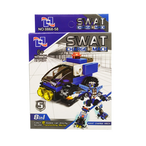 Дитячий конструктор 0868-58 поліцейський транспорт (Вид 5)