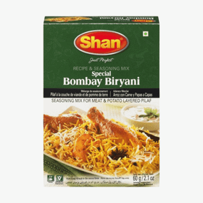 Суміш спецій для страв з рису (бірʼяні)  Bombay Biryani 50г Shan 788821001146