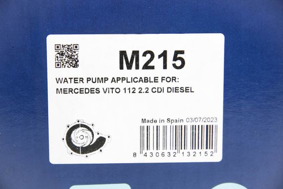 Насос водяной, vito (638) om611 99-03 DOLZ (M215) | Зображення 3