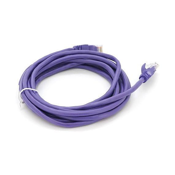 Патч-корд литий RITAR, UTP, RJ45, Cat.5e, 3m, фіолетовий, Cu (мідь) | Зображення 1