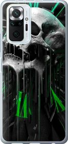 Чехол на Xiaomi Redmi Note 10 Pro Череп-часы "4100u-2297-17620"