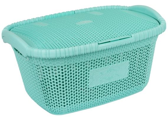 Кошик для білизни Violet House 1002 Віолетта Soft Mint 28 л