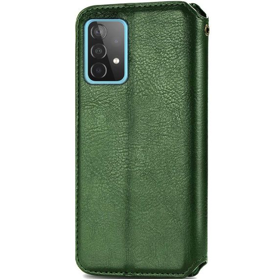 Кожаный чехол книжка GETMAN Cubic (PU) для Samsung Galaxy A13 4G Штучна шкіра, Слот для візитки, Зелений | Зображення 1