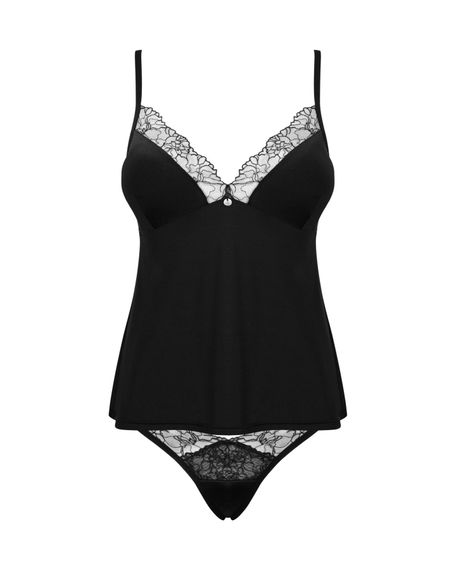 Топ та трусики Obsessive Bella Rou top & panties M/L, топ, трусики | Зображення 2