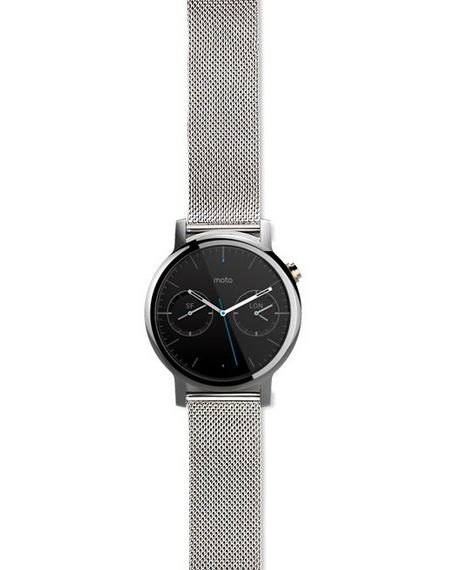 Миланский сетчатый ремешок Primo для часов Motorola Moto 360 2nd gen (46mm) - Silver