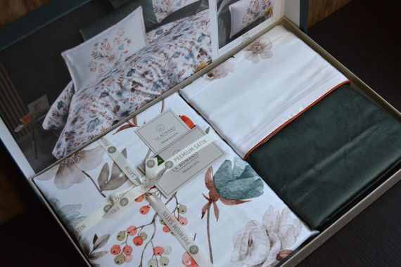 Постільна білизна La Romano Premium Satin 200×220 Madena Beige | Зображення 4