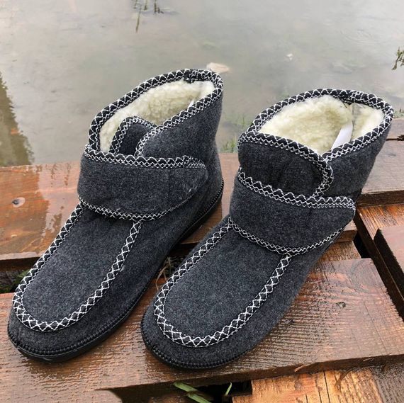 Чоботи черевики жіночі зимові 41р 26см, Бурки жіночі хутряні калоші піна на хутрі VG-19 | Зображення 8