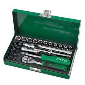 Автомобильный набор инструментов TOPTUL 1/4" 27 ед. GCAD2701
