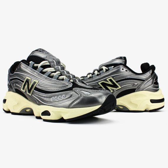 Кросівки весна літо New Balance сітка колір срібний метал | Зображення 6