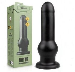 Велика анальна пробка BUTTR Tactical I Dildo, Черный