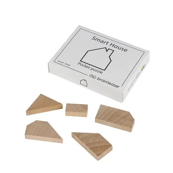Набір дерев'яних головоломок "Wooden mini puzzle set #2" set2en 6 штук | Зображення 5