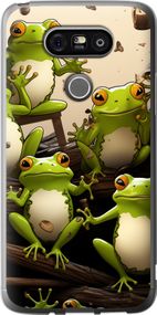 Чехол на LG G5 H860 Жабки "5656u-348-17620"