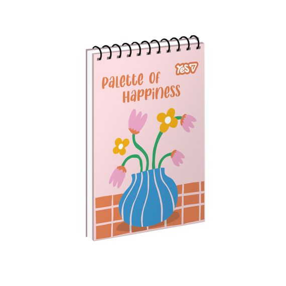 Зошит для записів А7 YES Palette of happiness 152359 80 аркушів