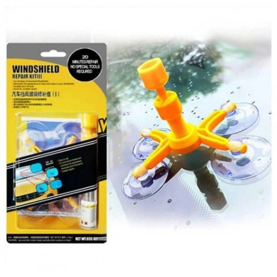 Набір для ремонту вітрового скла Versachem Windshield Repair Kit комплект для лобового скла авто | Зображення 1