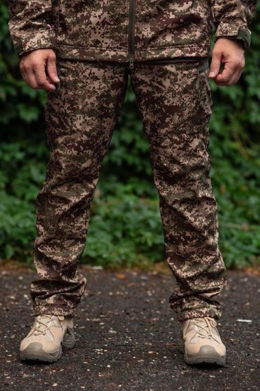 Утеплені Військові штани Soft Shell Military хижак | Зображення 1