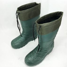 Рибальські водонепроникні чоботи, Стильні гумові черевики осінь-зима, Якісні гумові чоботи чоловічі PJ-92