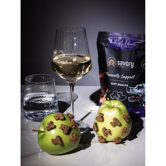 М’які ласощі Savory Immunity Duck and Rosehip для дорослих собак усіх порід для зміцнення імунітету з качкою та шипшиною 200 | Зображення 5