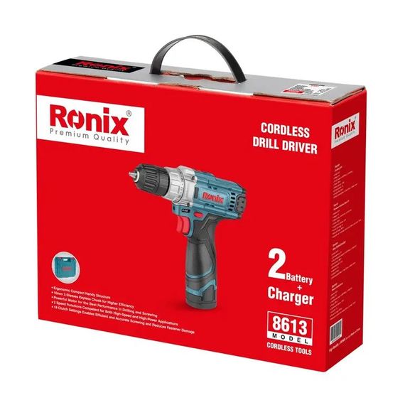 Шуруповерт акумуляторний Ronix 8613 | Зображення 9