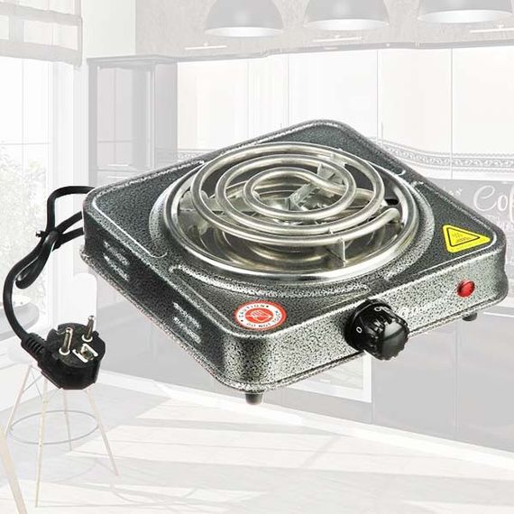 Электроплита спиральная плита настольная Domotec MS-5801 1000W | Зображення 6