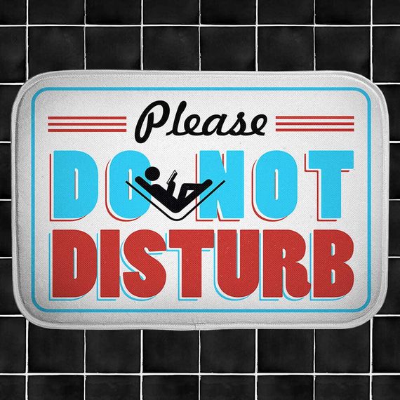 Коврик в ванну Please do not disturb 58х38 см (VAN_24F019) | Зображення 1