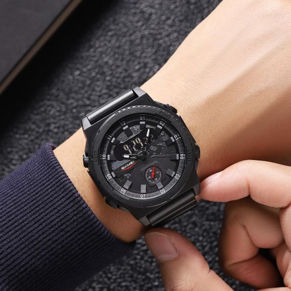 Спортивний чоловічий годинник Skmei 2355BK Black | Зображення 2
