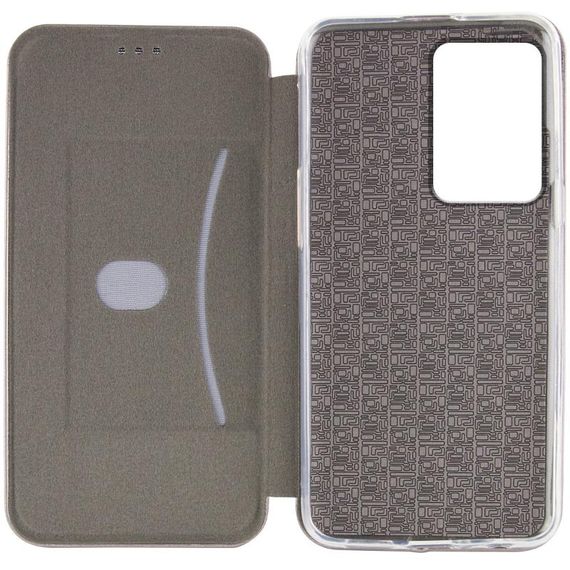 Шкіряний чохол-книжка Classy для Motorola Moto G85 Сірий | Зображення 2