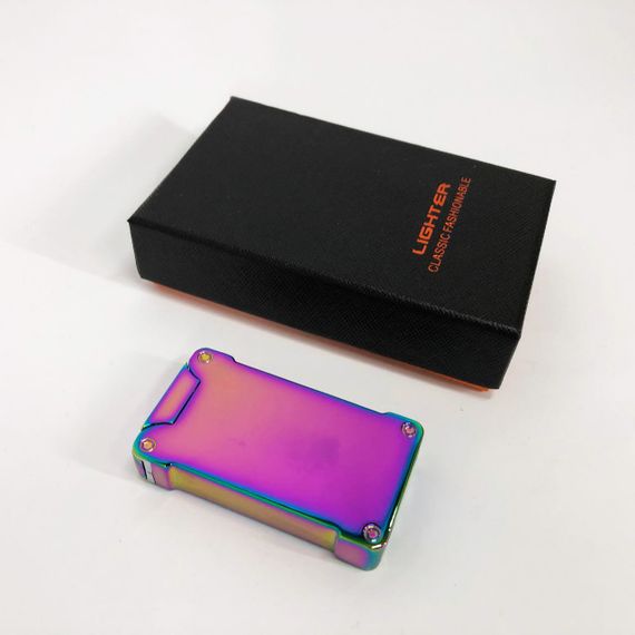Дугова електроімпульсна запальничка із USB-зарядкою ліхтариком LIGHTER HL-437. FI-691 Колір: хамелеон | Зображення 8