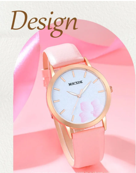 Женский подарочный набор из трех предметов. Часы Montre Femme солнцезащитные очки и кошелек | Зображення 5