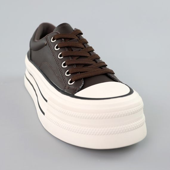 Кеди жіночі 591721 Коричневі 36 37 38 39 40 | Зображення 1