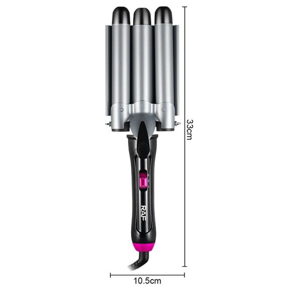 Трьохсекційна плойка створює стильні глибокі хвилі, RAF R481 (234577785_565) | Зображення 9