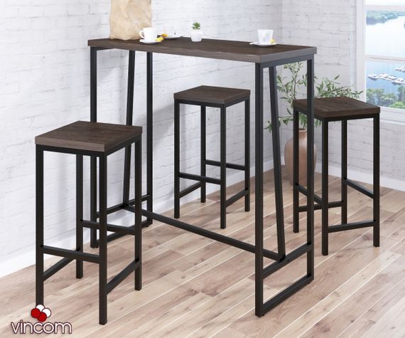 Стул барный Loft Design BS-1 венге | Зображення 2